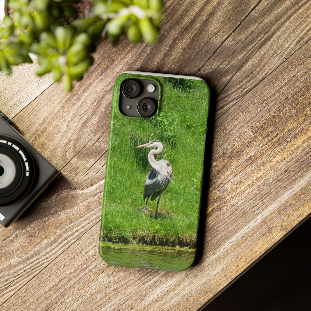Great Blue Heron phone case | Slim Phone Cases