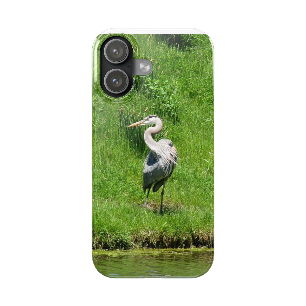 Great Blue Heron phone case | Slim Phone Cases