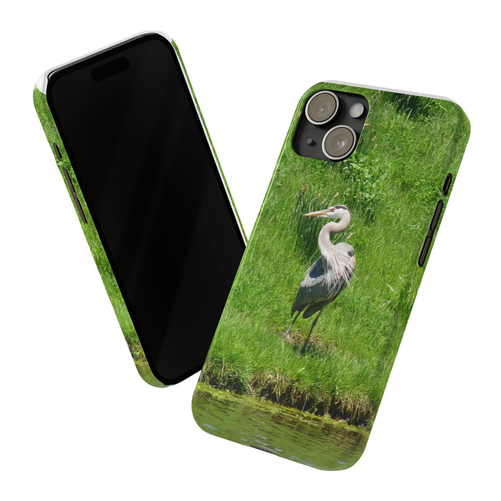Great Blue Heron phone case | Slim Phone Cases