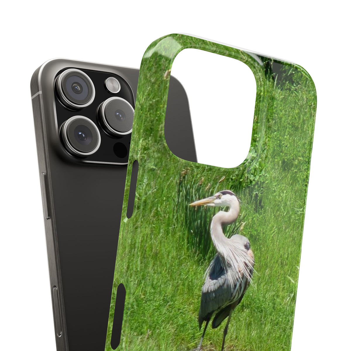 Great Blue Heron phone case | Slim Phone Cases